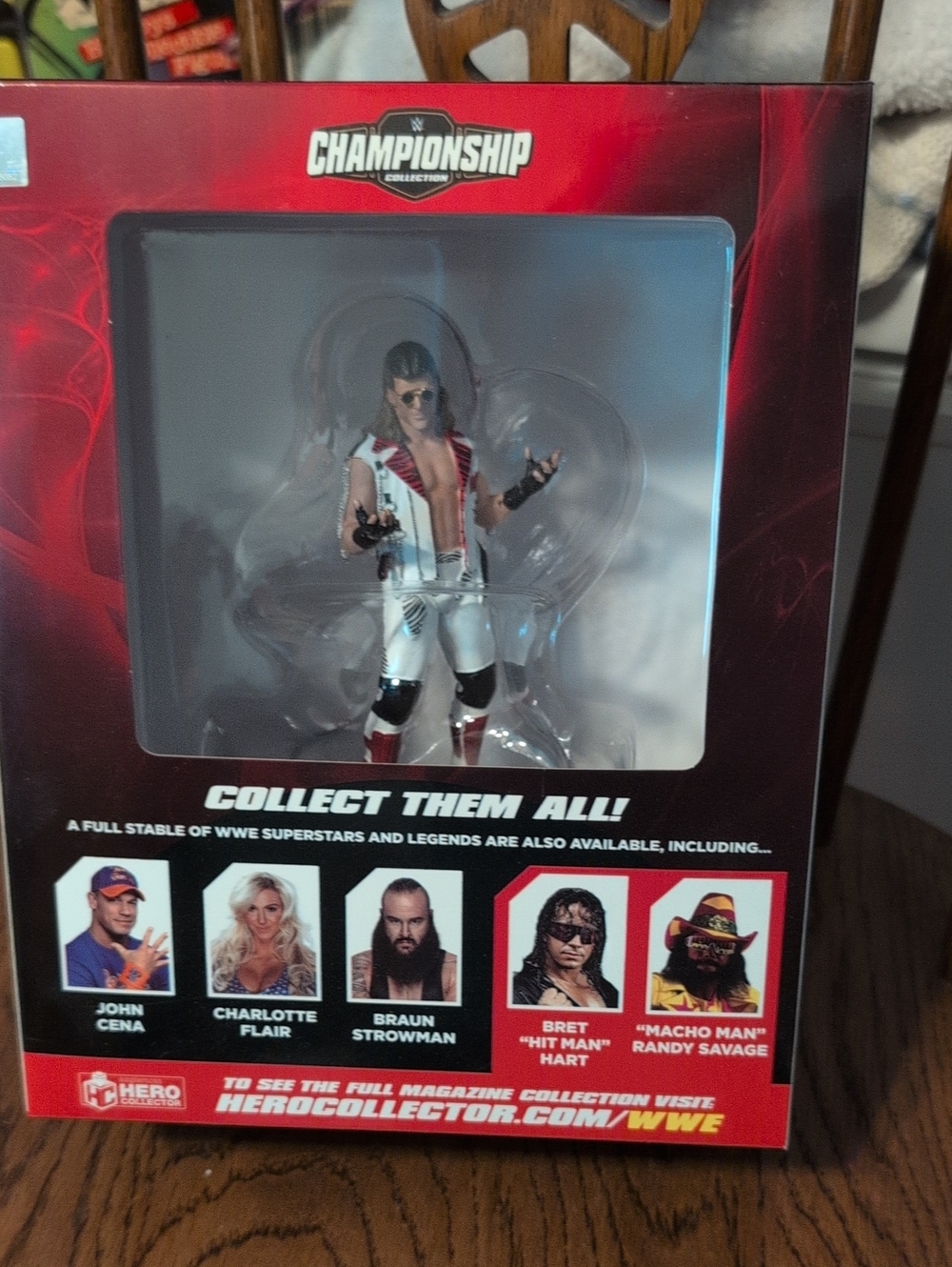WWE Collectible Shawn Michaels in White, Red & Black Attire